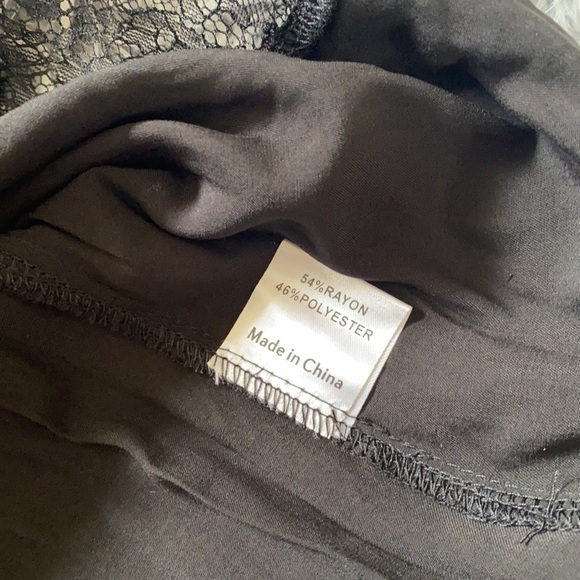 NWOT Princess Polly Black Floreto Mini Dress - Picture 9 of 15